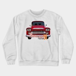 1959 Chevrolet Apache 31 Pickup Truck Crewneck Sweatshirt